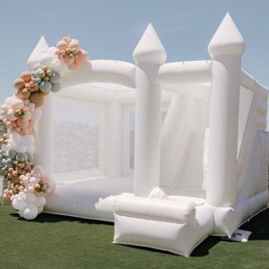 Springkussen van 4m x 4m van bedrijf Bounce House event, Regio Rotterdam-Rijnmond, Ridderkerk, Barendrecht, kinderfeest, softplay, Balloon bubble house, feest, springkussen, kinderfeest, softplay